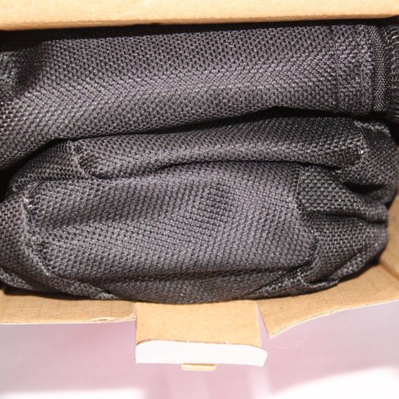 Black Insulated Soft 6-Pack Can Cooler Sling Sleeve Adjustable Shoulder Strap - Picture 3 of 6